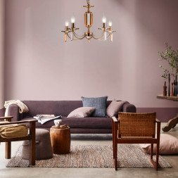 Подвесная люстра Eurosvet VOLARE 60087/5 античная бронза