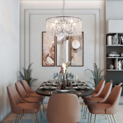 Подвесная люстра Freya FR2048PL-05CH1 SURFACE