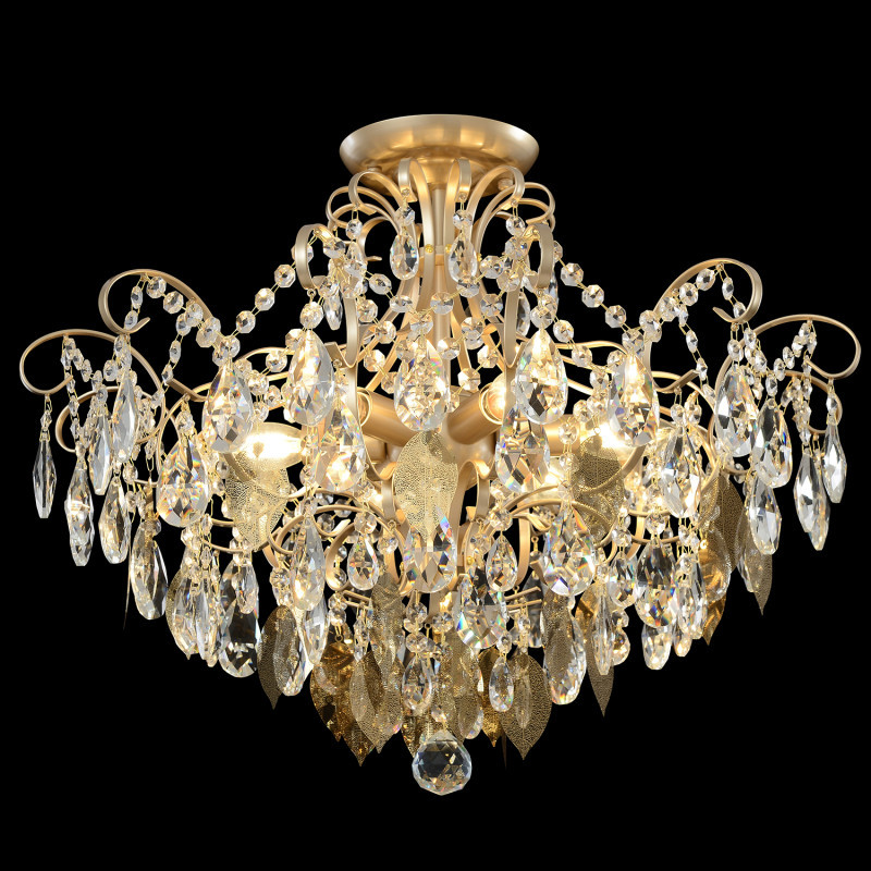 Люстра потолочная Crystal Lux ESMIRALDA PL6 GOLD ESMIRALDA