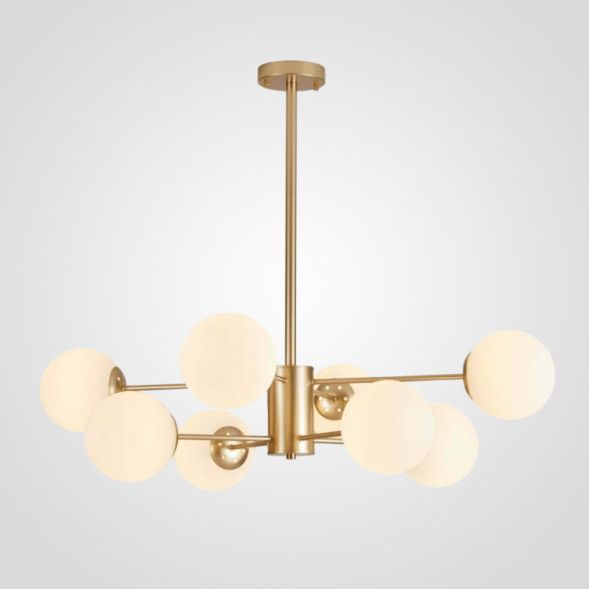 Люстра на штанге ImperiumLoft 305756-23 Roundi Brass