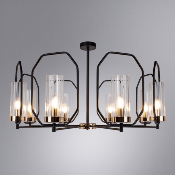 Люстра на штанге ARTE Lamp CELAENO A7004PL-8BK