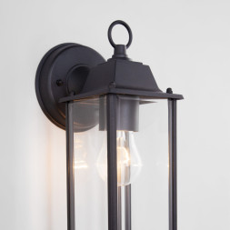 Уличный настенный светильник Elektrostandard 1008D BRICK черный