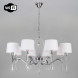 Подвесная люстра Eurosvet MADERA 10127/8 хром/прозрачный хрусталь Strotskis Smart (