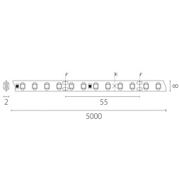 Лента Lightstar 420844 Lightstar 0W 24V белый (дневной) IP20
