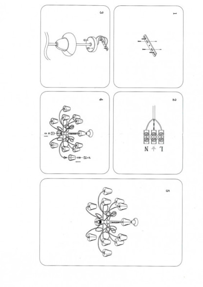 Люстра на штанге Lightstar Vortico 814134