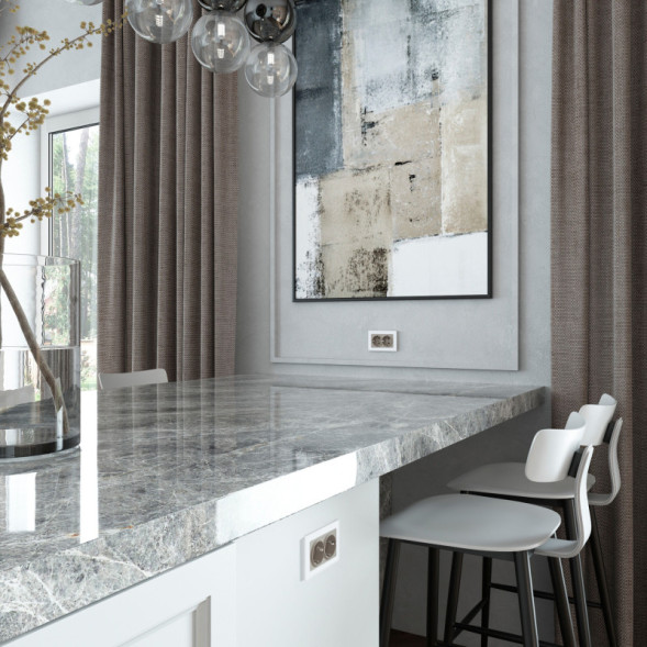 Розетка Werkel W1272004 дымчатый