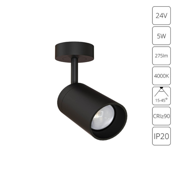 Спот ARTE Lamp PRESTO A6193PL-1BK