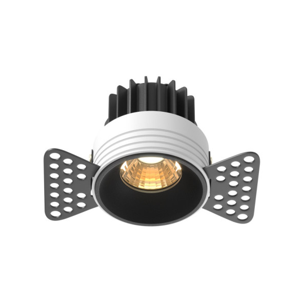Встраиваемый светильник Maytoni Technical DL058-7W2.7K-TRS-B ROUND