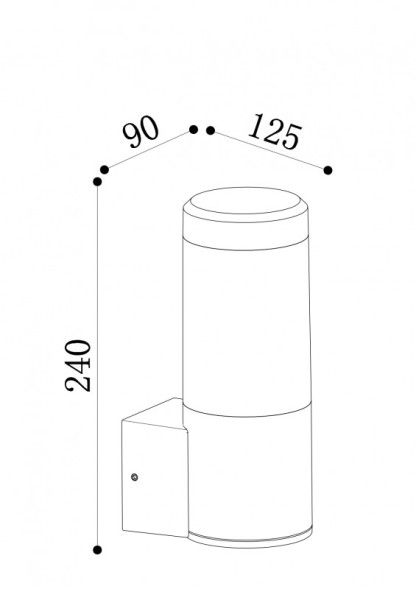 Светильник настенный Maytoni Koln O590WL-L8B4K