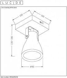 Спот LUCIDE Concri-LED 05910/05/30