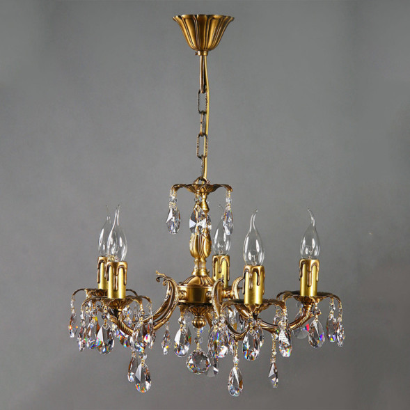 Подвесная люстра AMBIENTE by BRIZZI Benisa 2226/5 AB Tear Drop