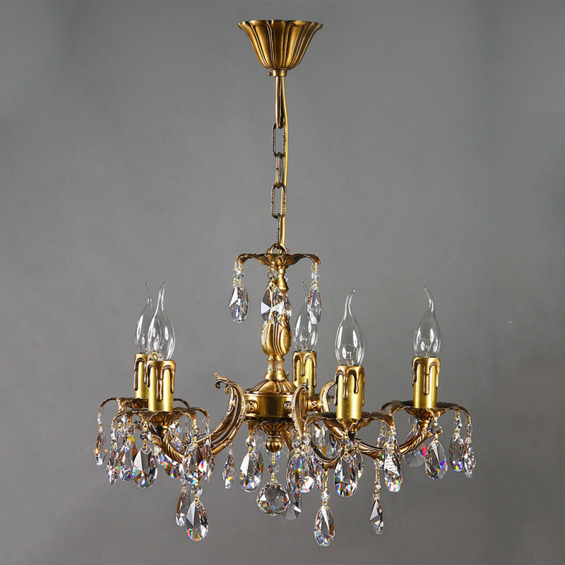 Подвесная люстра AMBIENTE by BRIZZI Benisa 2226/5 AB Tear Drop