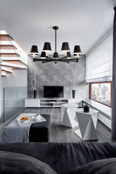 Люстра на штанге Maytoni TET-A-TET MOD104PL-09B