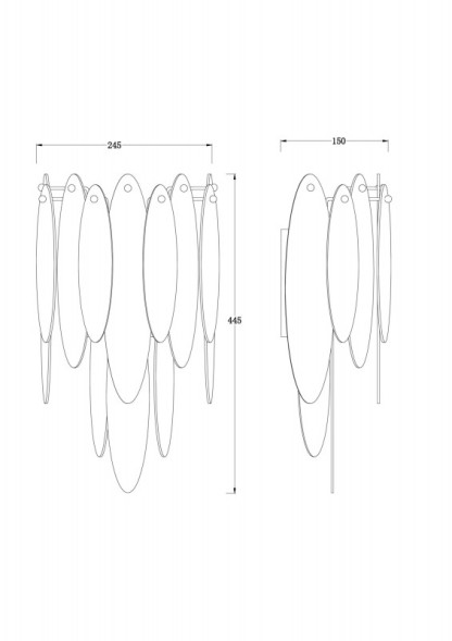 Бра Freya Lucrecia FR5217WL-02FG