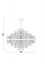 Люстра на штанге Freya Agora FR5216PL-09BS