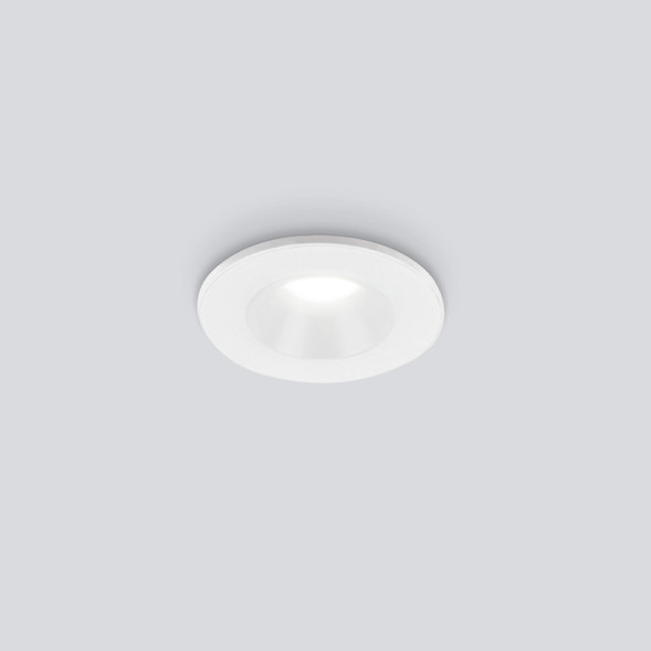 Встраиваемый точечный светильник Elektrostandard 25025/LED 3W 4200K WH белый