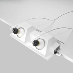 Встраиваемый точечный светильник Maytoni Technical Gyps Modern DL002-WW-02-W