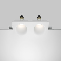 Встраиваемый точечный светильник Maytoni Technical Gyps Modern DL002-WW-02-W