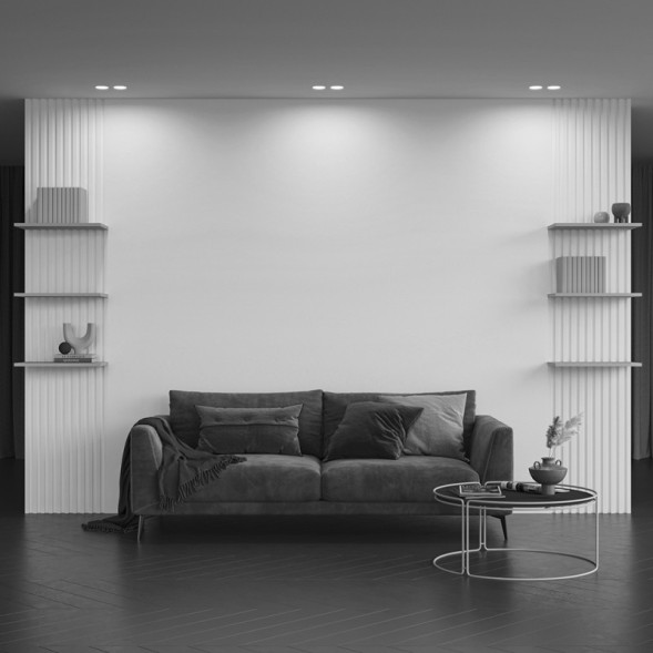 Встраиваемый точечный светильник Maytoni Technical Gyps Modern DL002-WW-02-W