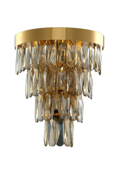 Бра Crystal Lux Abigail ABIGAIL AP3 GOLD/AMBER