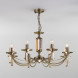 Подвесная люстра Eurosvet VOLARE 60087/8 античная бронза