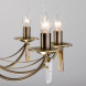 Подвесная люстра Eurosvet VOLARE 60087/8 античная бронза