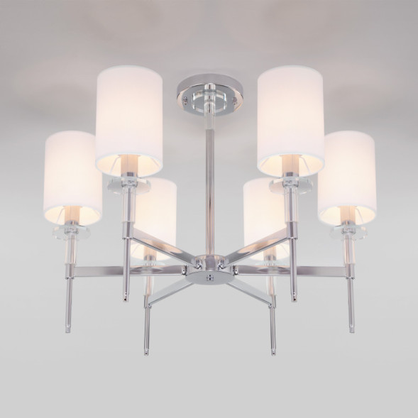 Люстра на штанге Eurosvet Brielle 60132/6 хром