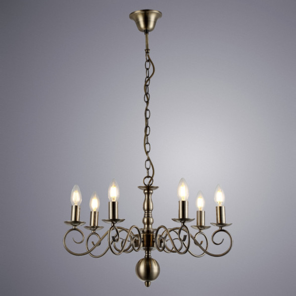 Подвесная люстра ARTE Lamp ISABEL A1129LM-7AB