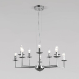 Подвесная люстра Eurosvet CARISO 60150/10 хром