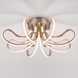 Потолочная люстра Eurosvet Lilium 90079/8 сатин-никель