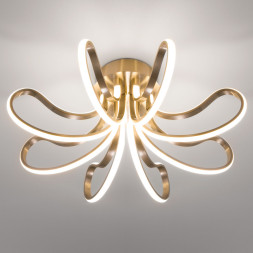 Потолочная люстра Eurosvet Lilium 90079/8 сатин-никель