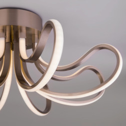 Потолочная люстра Eurosvet Lilium 90079/8 сатин-никель