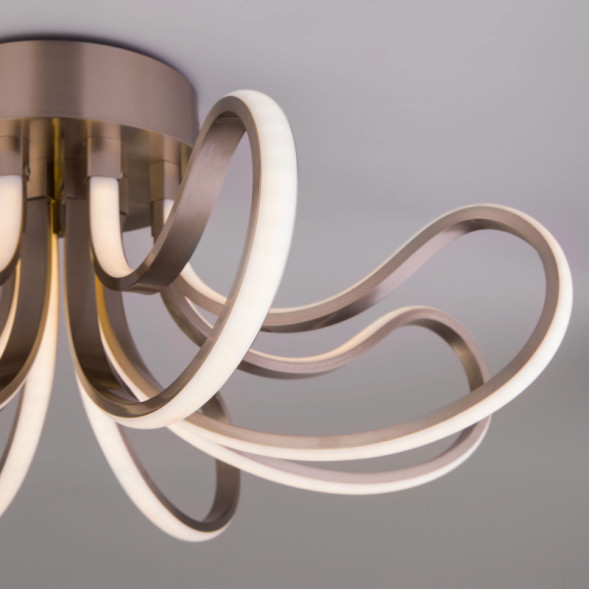 Потолочная люстра Eurosvet Lilium 90079/8 сатин-никель