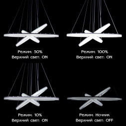 Каскадная люстра Citilux Электрон Смарт CL710A104S