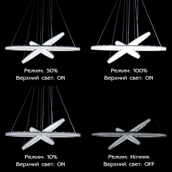 Каскадная люстра Citilux Электрон Смарт CL710A104S