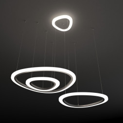 Подвесная люстра Eurosvet Leggero 90230/3 серебро