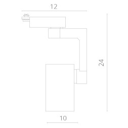 Светодиодный трековый светильник ARTE Lamp TRACCIA A2330PL-1BK