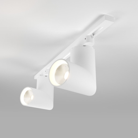 Светодиодный трековый светильник Elektrostandard Corner Белый 15W 4200K (LTB33) однофазный