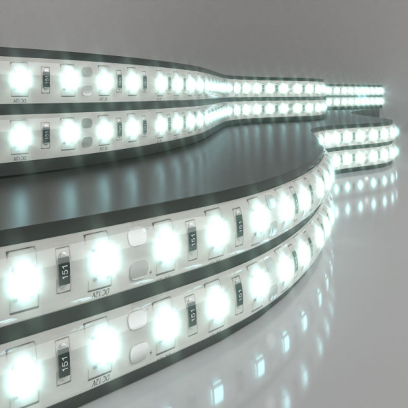 Лента Elektrostandard 5050/60 LED 14.4W IP65 [белая подложка] белый свет 0W 12V белый (холодный) IP65