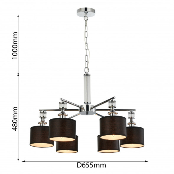 Подвесная люстра Favourite Archetypus 2674-6P