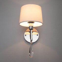 Бра Eurosvet MADERA 10127/1 хром/прозрачный хрусталь Strotskis (10093/