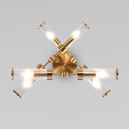 Люстра на штанге Eurosvet 60166/6 латунь Oriens