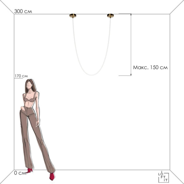 Подвесной светильник LOFT IT LORI 10230/3000