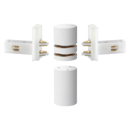Коннектор для шинопровода Novotech Flum Track White 135248
