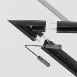 Коннектор для шинопровода Maytoni Technical Magnetic track system Gravity встраиваемый черный TRA010CLS-42B