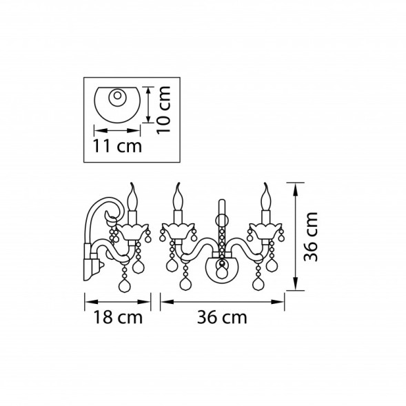 Бра Lightstar VIDARE 738622