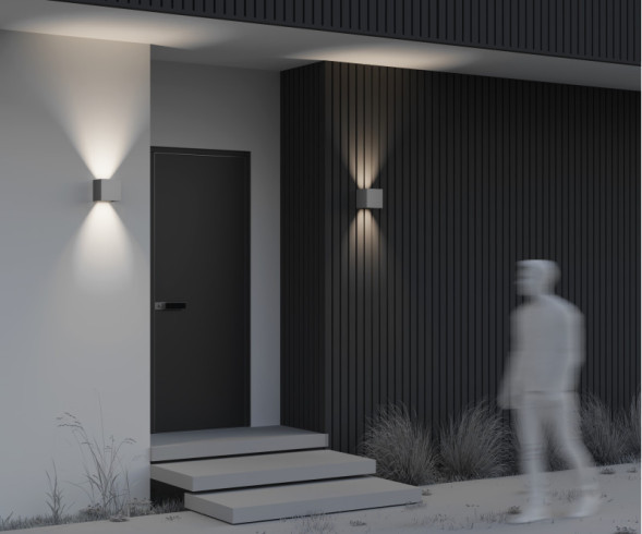 Уличный настенный светильник Maytoni Fulton O572WL-L20GR3K