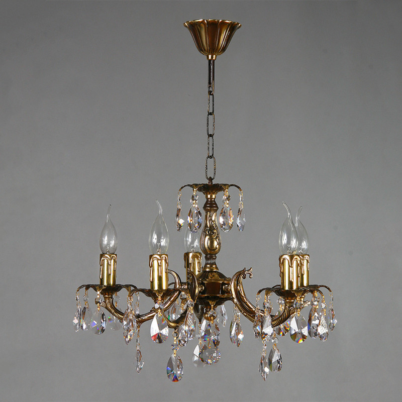 Подвесная люстра AMBIENTE by BRIZZI Benisa 2226/5 PB Tear Drop