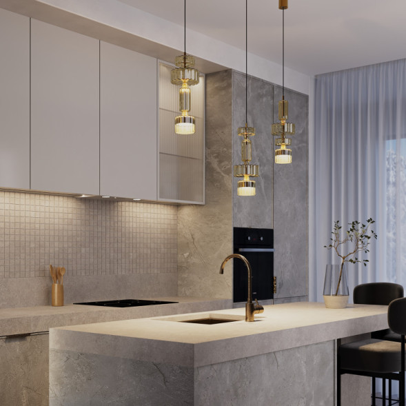 Подвесной светильник Maytoni LEVEL MOD253PL-L18BS3K2