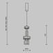 Подвесной светильник Maytoni LEVEL MOD253PL-L18BS3K2